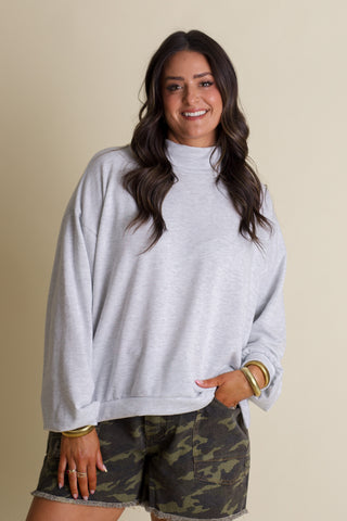 NM Signature Mock Neck Pullover