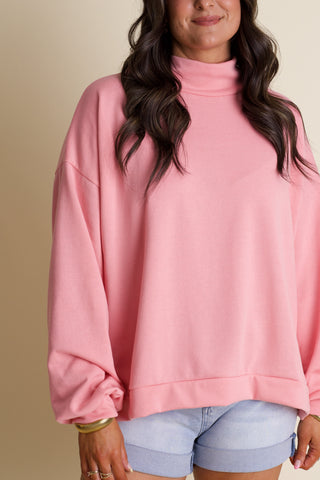 NM Signature Mock Neck Pullover
