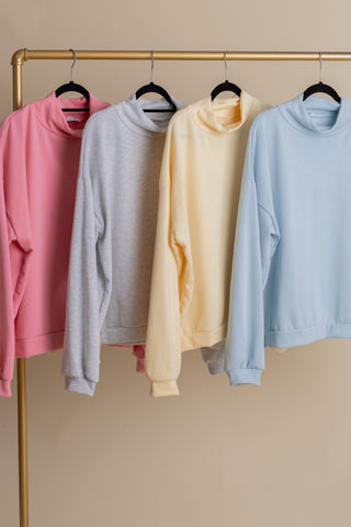 NM Signature Mock Neck Pullover
