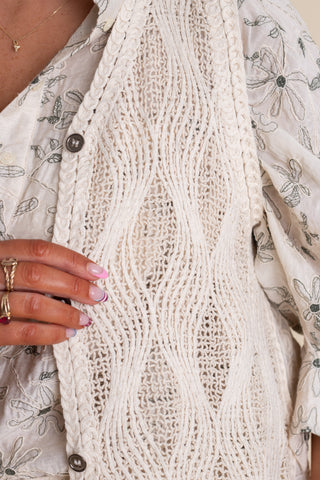 Don't Be Shy Crochet Vest