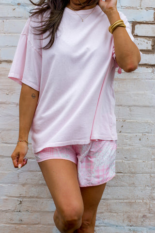 Soft Skies Shorts - Light Pink