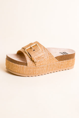 Palm Island Raffia Platform Sandals