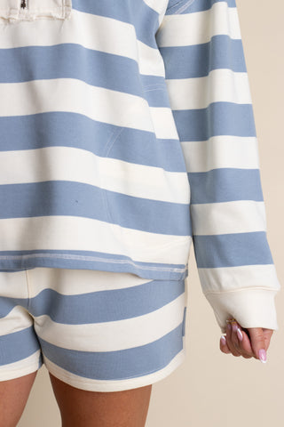 Sunset Marina Striped Set - Blue