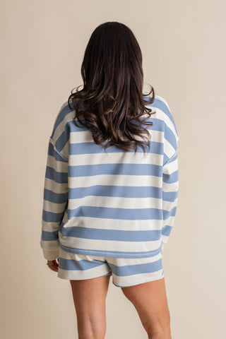 Sunset Marina Striped Set - Blue