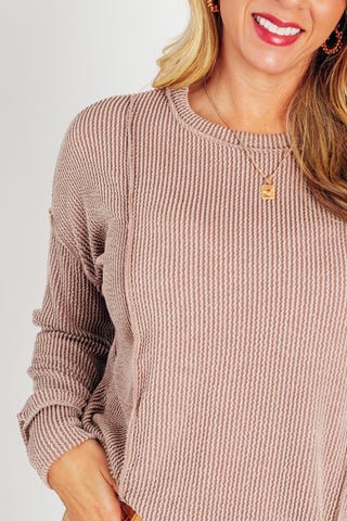 Stylish And Refined Textured Pullover *Final Sale*