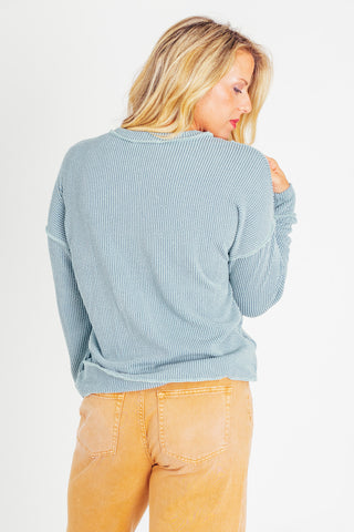 Stylish And Refined Textured Pullover *Final Sale*