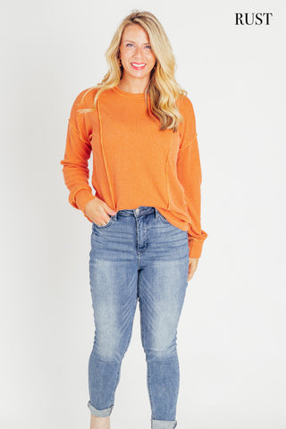 Stylish And Refined Textured Pullover *Final Sale*