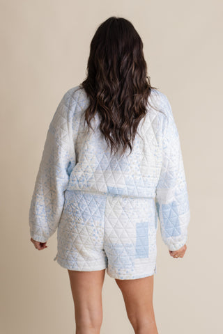 Test Your Love Quilted Shorts