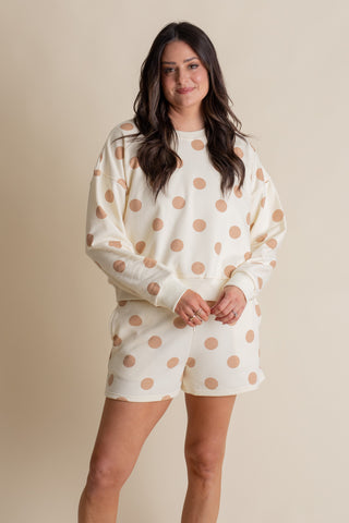Hey Honey Polka Dot Sweatshirt