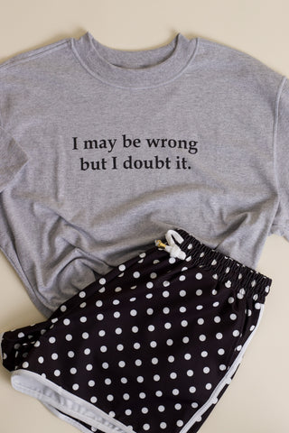 I Doubt It Boxy Tee