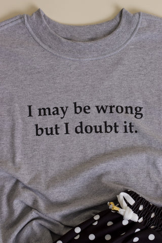 I Doubt It Boxy Tee