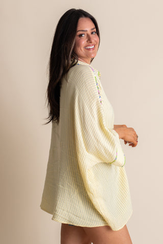 Summer Breeze Striped Top: S-3XL