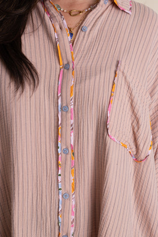 Summer Breeze Striped Top: S-3XL