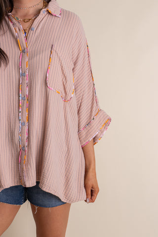 Summer Breeze Striped Top: S-3XL
