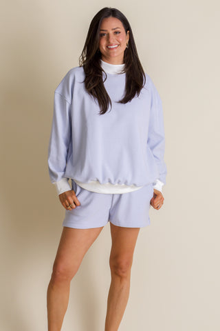 Side by Side Mock Neck Top