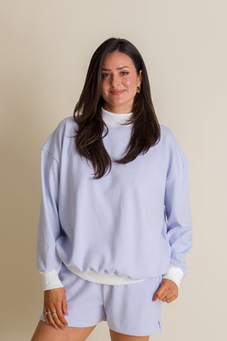Side by Side Mock Neck Top