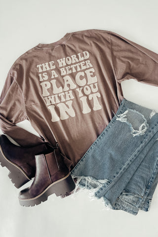 A Better Place Long Sleeve Tee *Final Sale*